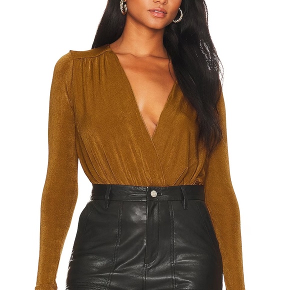 Free People Turnt Bodysuit - Golden Nugget - Picture 2 of 6